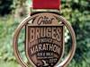 Great Bruges Marathon 2017 medal